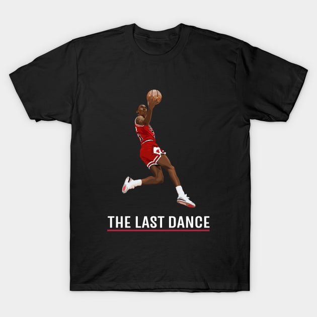 Michael Jordan - The Last Dance - Chicago Bulls T-Shirt by midaillustrator